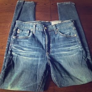 AG The Farrah Skinny Ankle High-Ride Jeans 29R